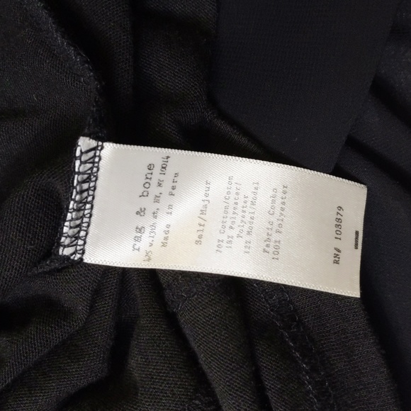 Rag and bone chiffon and cotton long tank top - Picture 6 of 8